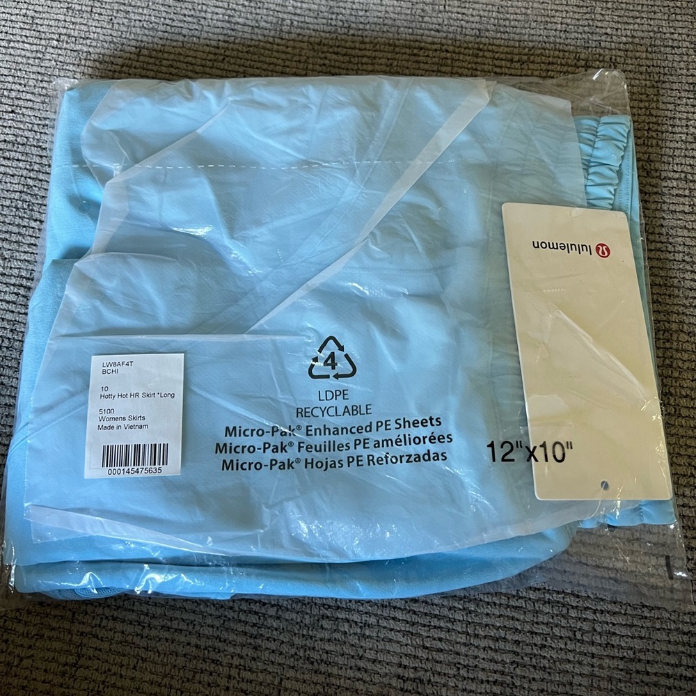 NEW Lululemon Hotty Hot Skirt Long (10)